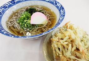かき揚げうどん又は、そば