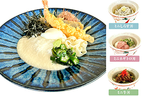 とろろ冷やしきしめんと選べるミニ丼